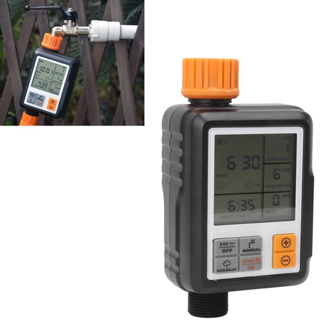 Temporizador de agua ANGGREK manual Control preciso ABS programable para jardín