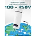 thumbnail image 2 of Hervidor de viaje Balbali de doble voltaje 350 ml 100-250 V blanco, 2 of 7