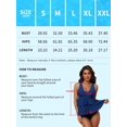 thumbnail image 2 of Attraco Womens V-neck Tankini Tops Ruffle Layered Padded Swimsuits Top UPF 50+ Flowy Bathing Suits Swimwear Top Only, 2 of 5