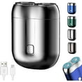 thumbnail image 1 of 2026 New Upgrade Pocket Shaver USB Mini Shavers, Mini Electric Shavers for Men, Rechargeable Waterproof Compact Electric Waterproof Razor Trimmer, 1 of 14