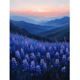 thumbnail image 1 of Qisvanset 12x16 Inch With Frame 2D Flat Wall Art Misty Mountain Valley Sunrise Scenic Nature Home Wall Art, 1 of 8