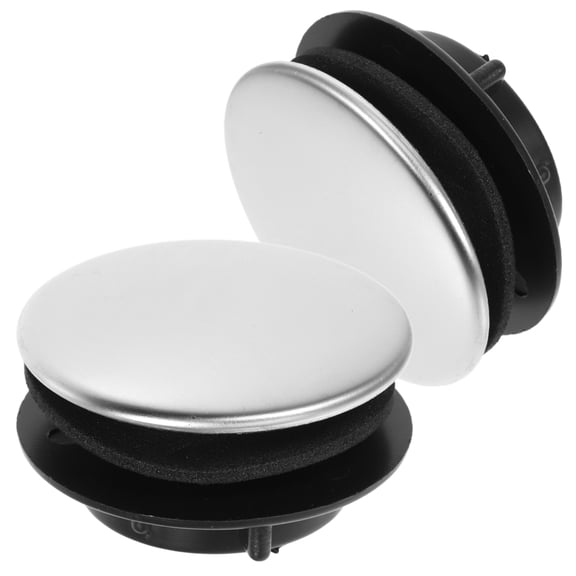 UPOUART 2-Pack Stainless Steel Kitchen Sink Drain Plug and Universal Faucet Hole Cover, , and Easy to Install
