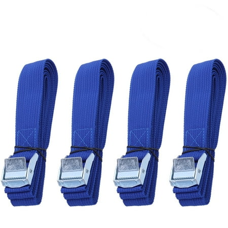

Luggage Straps for Car Roof Lashing Cam Lock Buckle Cargo Securing Travel Packing Belt 8 Pcs