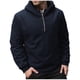 thumbnail image 2 of pstuiky Camisas casuales de manga larga para hombre, Sudadera con capucha y bolsillo de manga larga para hombre, informal, con cremallera y colores sólidos Tops de hombre m, 2 of 9