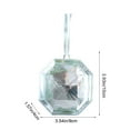 thumbnail image 3 of Bfogop Crystal Ornaments Christmas Tree Decorations, Color Teardrop Crystal Hanging Ornaments for Christmas Tree Xmas Bead Chandelier Garland New Years Holiday Party Supplies Decor, 3 of 6