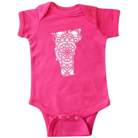 

Inktastic Vermont Silhouette Mandala Gift Baby Boy or Baby Girl Bodysuit