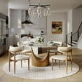 thumbnail image 2 of Hobart - Round Glossy Sintered Stone Dining Table, 2 of 7