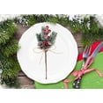 thumbnail image 5 of 20 Pcs Christmas Floral Picks, 7.8 inch Snowy Holly Christmas Red Berry Picks Stems, Christmas Picks and Sprays Artificial Pine Picks with Pine Cones for Crafts, Wreath, Garland, Xmas Tree, 5 of 5