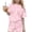Multicolor-2, variant on Riecok Summer Outfits for Girls 2 Piece Short Sets Crewneck Short Sleeve Tops and Shorts Casual Lounge Sets Multicolor 7-8T