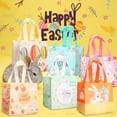 thumbnail image 3 of Happy Easter Egg Hunt Bags Easter Bunny Carrot Chick Egg Gift Bags with Handles, Easter Treat Bags, Non-Woven Bags for Gifts Wrapping, Egg Hunt Game, Easter Party Supplies, 3 of 4