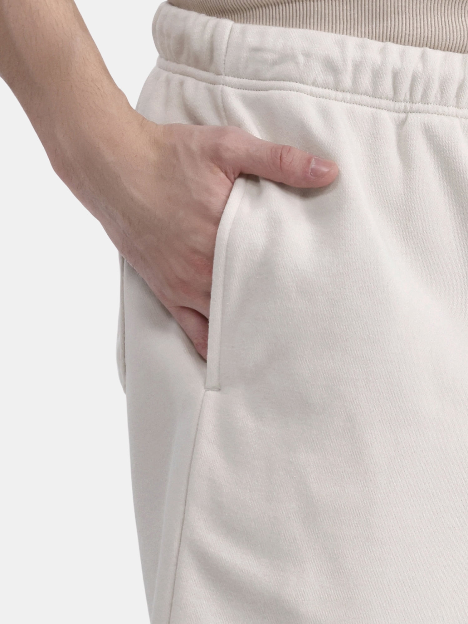 No Boundaries Soft Fleece Jogger Shorts, 6" Inseam, Men's and Big Men's