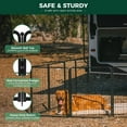 thumbnail image 4 of FINE MAKER Pet Pen, Designed for Camping and Yards, 47Inches High, Suitable for Small/Medium Dogs, 8 Enclosure Panels, 4 of 8