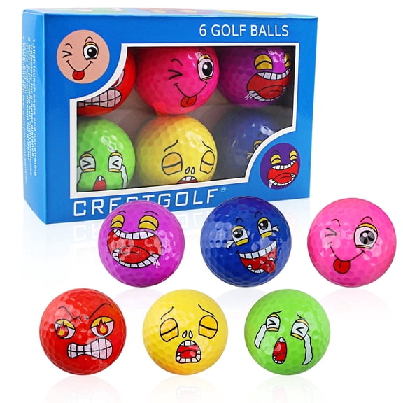 Crestgolf Funny Golf Balls Practice Balls Unique Gifts for All Golfers Men Women
