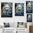 thumbnail image 4 of Designart "Azure And Snow Birman Serenity Cat I" Animals Cat Wall Art Living Room, 4 of 7