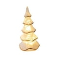 thumbnail image 3 of Yunhgft Lighted Glass Tabletop Christmas Tree Desktop Xmas Tree Christmas Gift Christmas White, 3 of 9