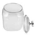 thumbnail image 5 of Worgeous Plastic Cookie Jar with Lid Clear Airtight Plastic Storage Containers Canister for Kitchen Organization Home or Office Use, 5 of 8