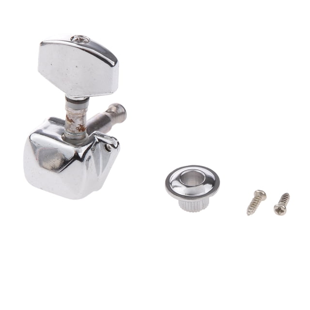 Conjunto de Cabezas Sintonizadores de Cuerda izquierda Sunnimix Semicerradas para Guitarra Color pta