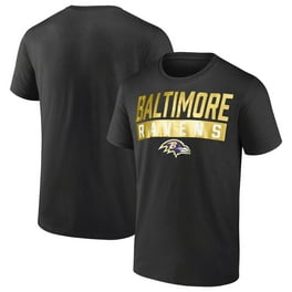 Men's Fanatics Black Baltimore Ravens Big Tall Pop T-Shirt