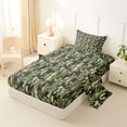 thumbnail image 2 of Erosebridal Green Camouflage Twin Sheet Sets,Kids Teen Camo Bedding For Adults 3-Piece, 2 of 6