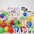 thumbnail image 3 of Shiyou-ballons Rouges Jaunes Bleus, Ballon de Cirque Carnaval 12 Pouces, Ballons Mats Bleus Jaunes Rouges Verts avec Confettis Colorés pour Décoration de Fête Thème Anniversaire Bébé Douche Carnaval, 3 of 4