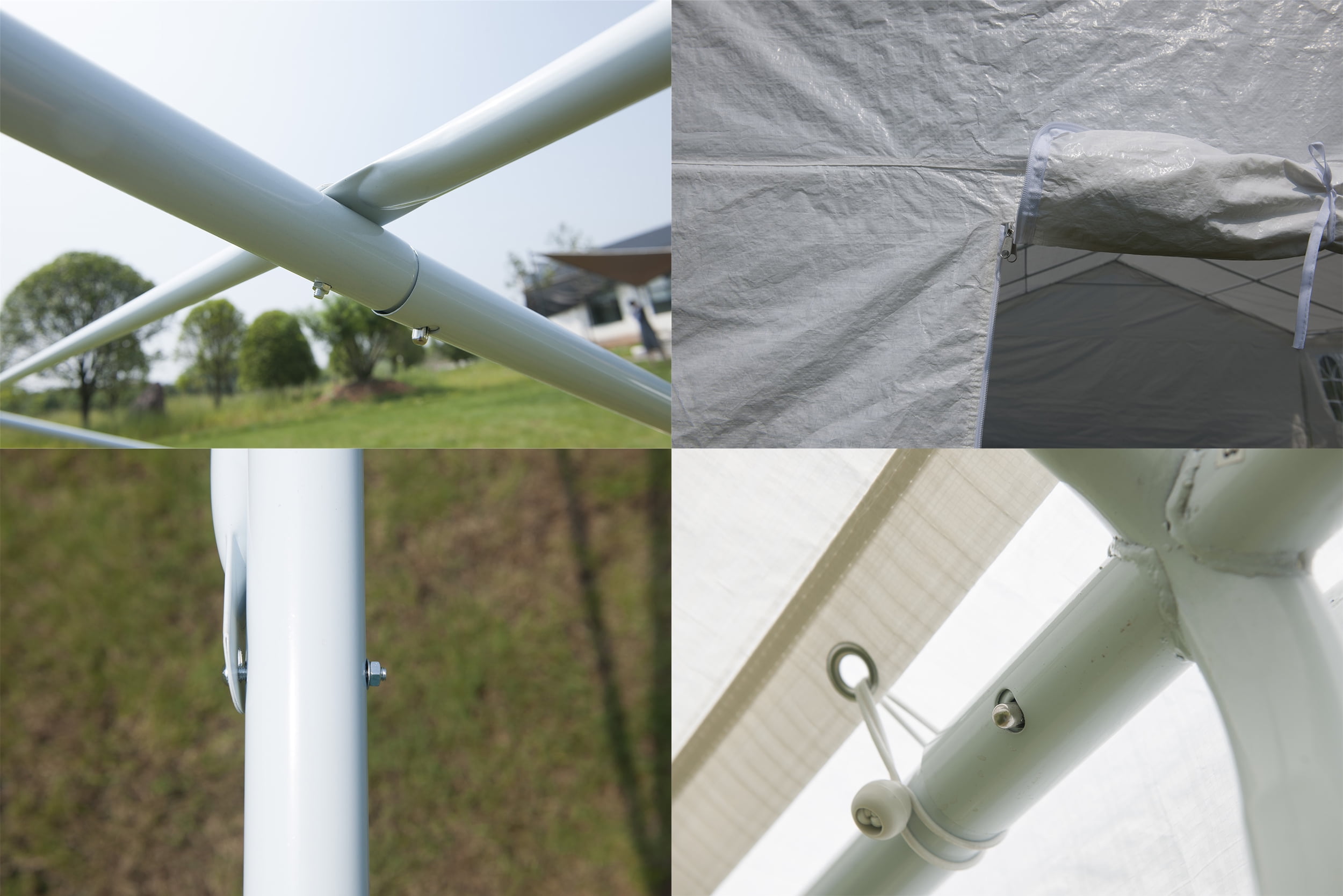 20 x 20 Ft Heavy Duty Commercial Party Canopy Carport Shelter Wedding Camping Tent Gazebo Pavilion Outdoor