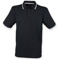 thumbnail image 3 of Henbury Mens Coolplus Moisture Wicking Short Sleeve Polo Shirt, 3 of 4