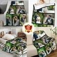 thumbnail image 5 of Custom Blanket with Photo Text Personalized Throws Blankets Picture Blanket for Birthday Valentine Customized Gifts for Wife Husband Family Mom Dad Couple Girlfriend Blankets, 5 of 5