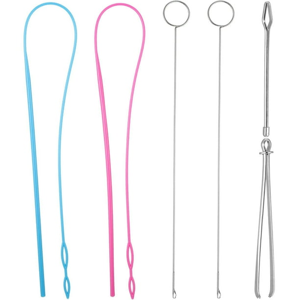 6 Pieces Sewing Loop Kit, Loop Turner Hook Flexible Drawstring Threader