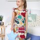 thumbnail image 4 of Balery London Symbols Camisón de princesa para niñas, pijama de algodón con mangas abullonadas, suave y bonito.-X-Large, 4 of 6