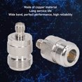 thumbnail image 3 of Adaptador N Hembra A SMA Hembra, Kit De Adaptador Coaxial RF De Cobre Resistente A La Corrosión Duradero Con Aislamiento De PTFE Para Cable Coaxial, 3 of 8