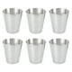 thumbnail image 1 of Cazas de acero inoxidable de 6 piezas tazas de tiro de acero inoxidable tazas de licores duraderos, 1 of 5