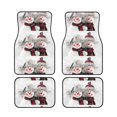 thumbnail image 2 of Uemuo Car Floor Mats - Christmas Snowman With Hat Pattern Carpet Floor Mats for Cars, Auto Accessories Front & Rear Car Floor Foot Mat Sets of 4 Pieces, 2 of 6