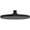 Black, variant on Riobel 468 2 GPM Single Function Rain Shower Head - Black