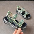 thumbnail image 4 of MEZZALL Boys Sandals For Kids Comfortable Breathable Outdoor Sports Casual Summer Beach Shoes With Hook Loop Closure For 4-12 Toddler Footwear Cozy / 8-9 Years, 4 of 9