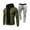 12Army Green, variant on guisaled Sweatsuit 2 Piece for Men Colorblock Workout Jogging Casual Tracksuit Sports Long Sleeve Pullover Hoodie Sweatpants Sets