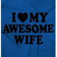 thumbnail image 2 of I Love My Awesome Wife Cute Husband Mens Big & Tall Graphic Tank Top Brisco Brands 2X, 2 of 5