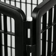 thumbnail image 3 of IRIS USA 34" Exercise 8-Panel Pet Playpen, for Small Medium Large Dogs, Keep Pets Secure, Easy Assemble, Rust-Free, Heavy-Duty Molded Plastic, Customizable, Black, 3 of 4