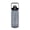 C001- Black, variant on Plastic Water Bottle, Water Bottle with Handle, Half Gallon Water Jug, Motivational Water Bottle, Water Bottle for Gym, Time Marked, 64 in Height, Black, 1 Pc
