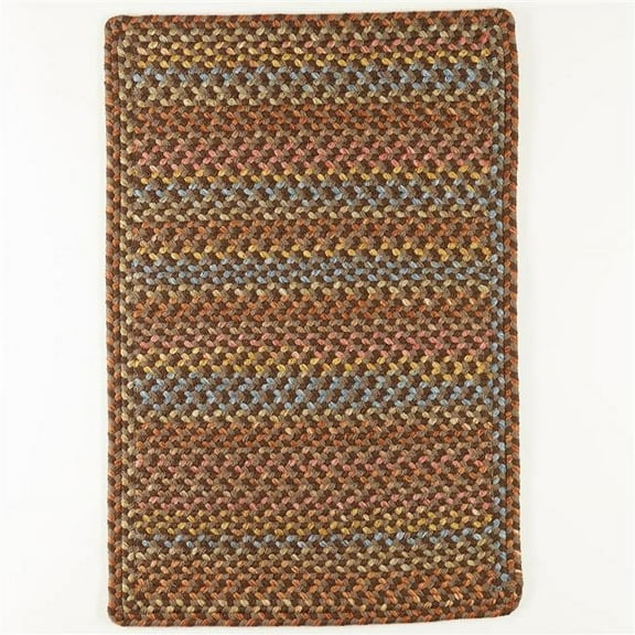 Rhody Rug WO31R036X060B 3 x 5 ft. Woodstock Rectangle Rug, Hickory & Multi Color