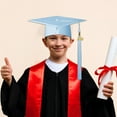 thumbnail image 1 of 2025 Graduation Party Graduation Hat Grad Caps with Tassel, 11 Inch Blue Graduation Hat with Tassel, for High School & College Graduation Celebrations (Blue), 1 of 6