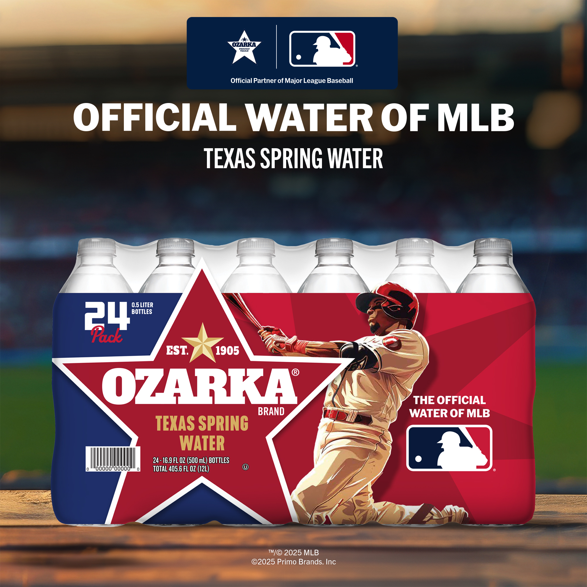 Ozarka Texas Spring Water, 16.9 fl oz, 35-Pack Plastic Bottles