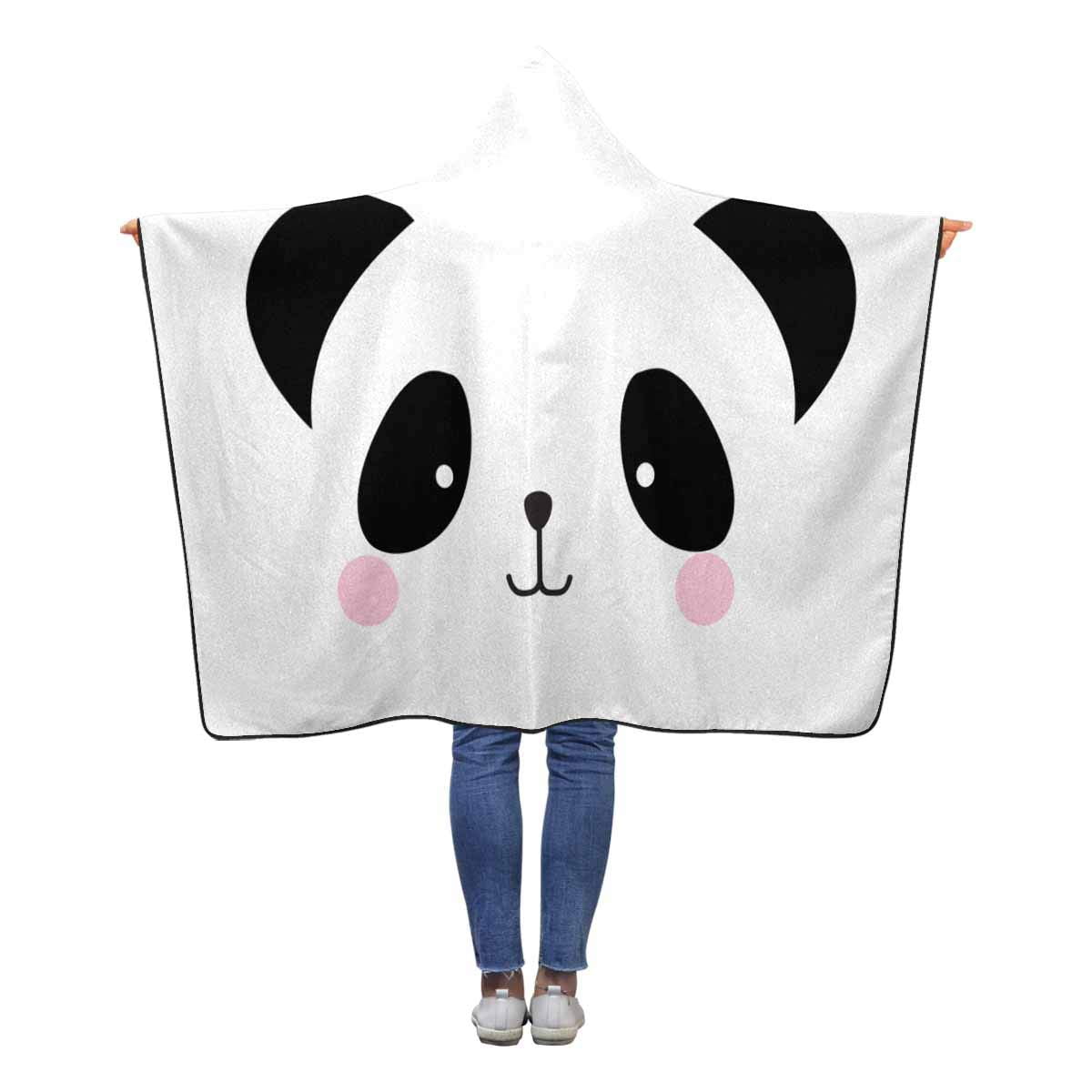 ASHLEIGH Cute Baby Panda Bear Wearable Hooded Blanket 50x60 inches Kids Girls Boys Toddler Polar