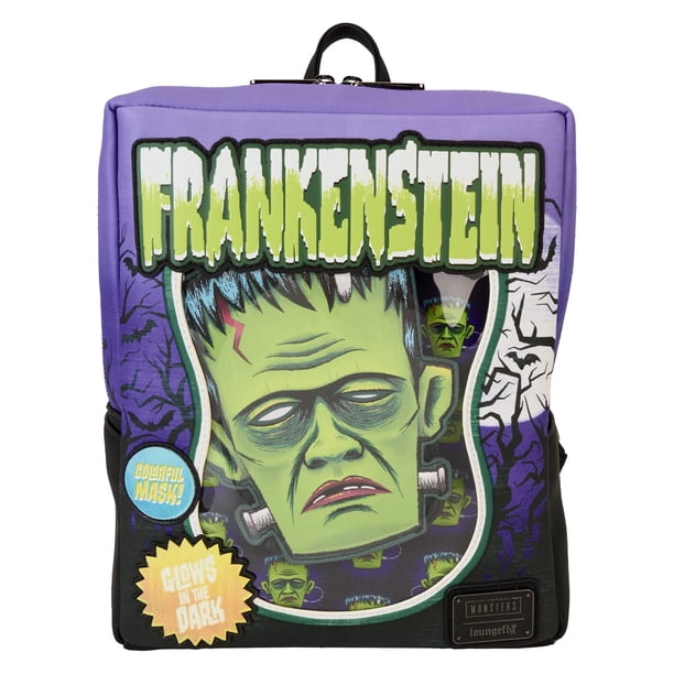 Mochila Loungefly Máscara Neon de Frankenstein Mini 24x29x13 cm