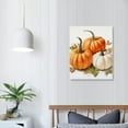 thumbnail image 3 of COMIO Art Painting Tin Sign Pumpkin Print Watercolor Pumpkin Wall Art Fall Decor Fall Print Thanksgiving Decor Pumpkin Print Fall Decor Vintage Metal Tin Sign for Home Bar Pub Cafe Farm Room, 3 of 4