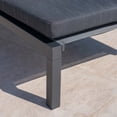thumbnail image 5 of Bristol Outdoor Adjustable Aluminum Chaise Lounges with Cushion, Set of 4, Black, Dark Grey, 5 of 7