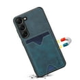 thumbnail image 4 of Dteck Case for Samsung Galaxy S23 Plus,Magnetic Leather Card Holder Case Shockproof Rubber Kickstand Back Cover for Galaxy S23+,Blue, 4 of 5