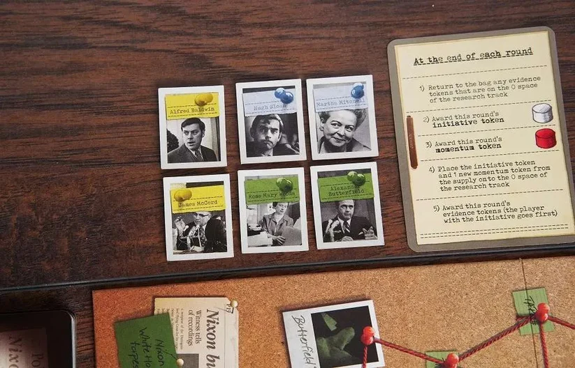 Capstone Games Watergate Strategy Board Game, 2 Players, 30-60 Min Playtime, Ages 12+, Historical Tabletop, 1 Pack
