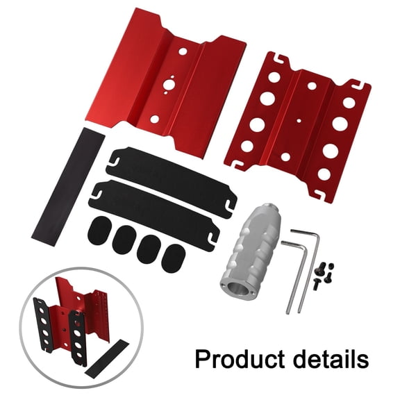 Clupup RC Car Repair Work Stand Lift Lower Adjustable Workstation Aluminum 360 Degree