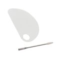 thumbnail image 4 of Paint Pallet - Acrylic Transparent Semi Circular Avoiding Pollution   Paint Mixing Palette, 4 of 8
