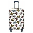 thumbnail image 2 of Goofa Bulldog Sunglasses Face Pattern Luggage Covers For Suitcase,Suitcase Cover Protector Fit 18-32 Inch Luggage-X-Large, 2 of 9